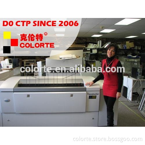 Creo Trendsetter 800II Quantum Kodak ctp machine with excellent free developing functions for the thermal ctp plates